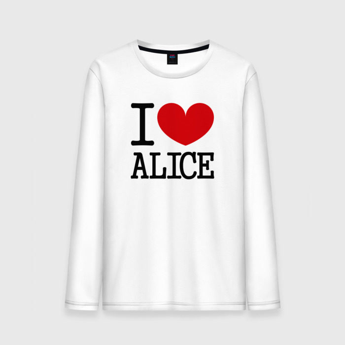 Футболка я люблю Алису. Я люблю Алису.