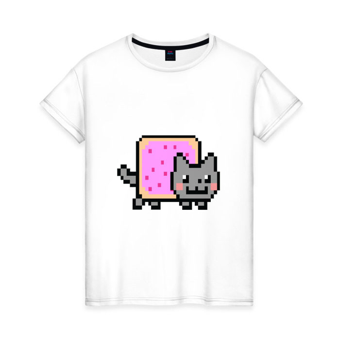 Футболка Nyan Cat. Нян Кэт свитер купить в России за рубли. Женская майка Nyan Cat. Купить кэт напа