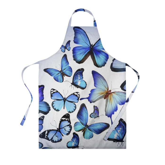 Фартук ижевск. ПВХ фартук бабочки. Платье с 3d бабочками и цветами.