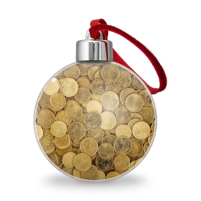 Монета в шаре. Шарик из монет. Шарик с монетой. Брелок шарик из монет. Новогодний шар из монеток.