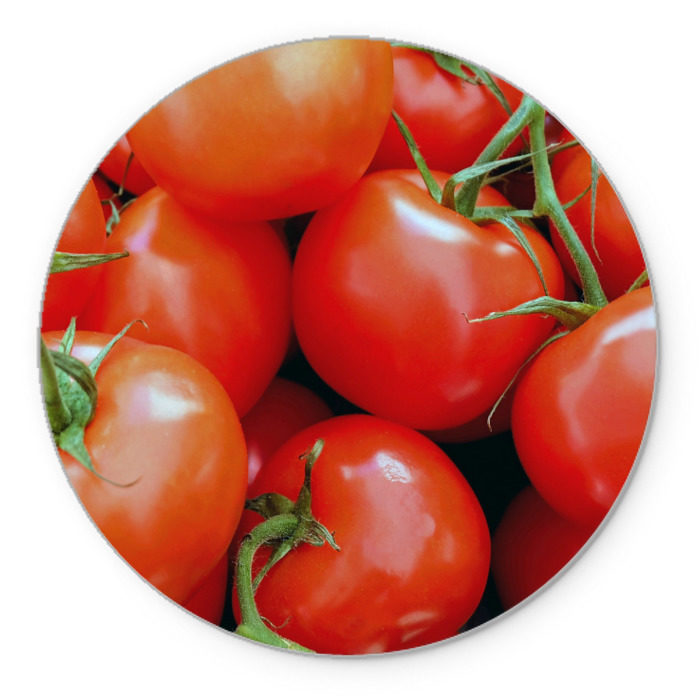 Томат круглый. Овальный помидор. Томат Маша. Крышка для томатов.