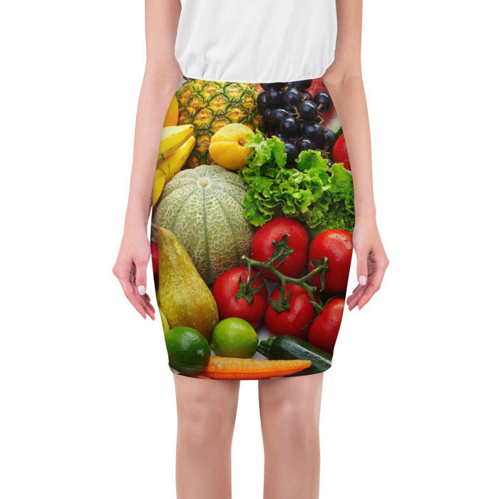 Платье из фруктов для