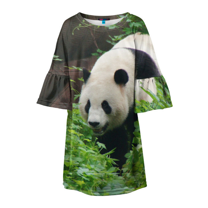 Платье с пандами