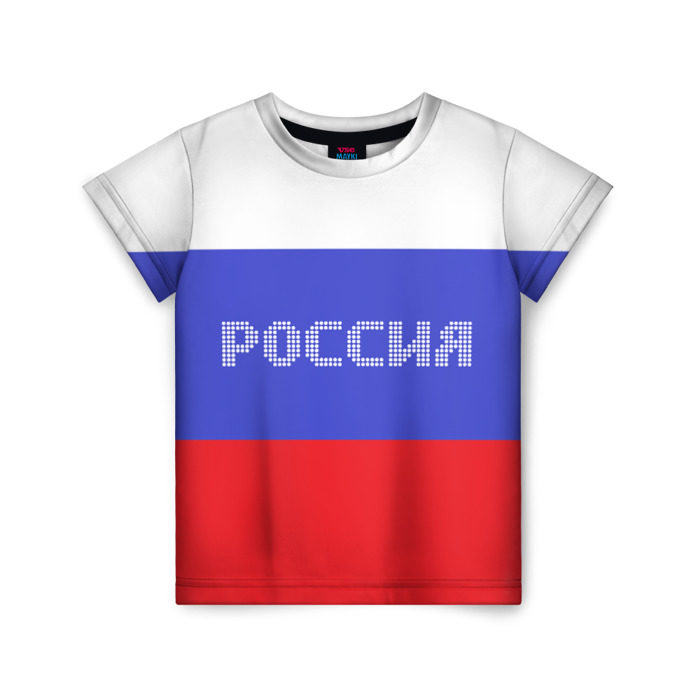 Футболка с флагом россии