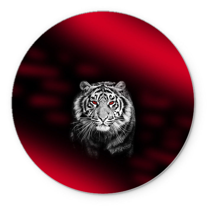 Красный тигр 1. Красный тигр. Тигр в круге. Круглый тигр. Круглый значок тигр.