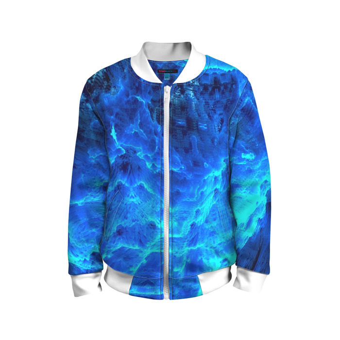 Детский бомбер 3D Frozen fractal фото