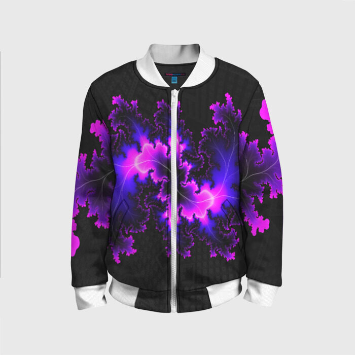 Детский бомбер 3D NEON Liquid фото