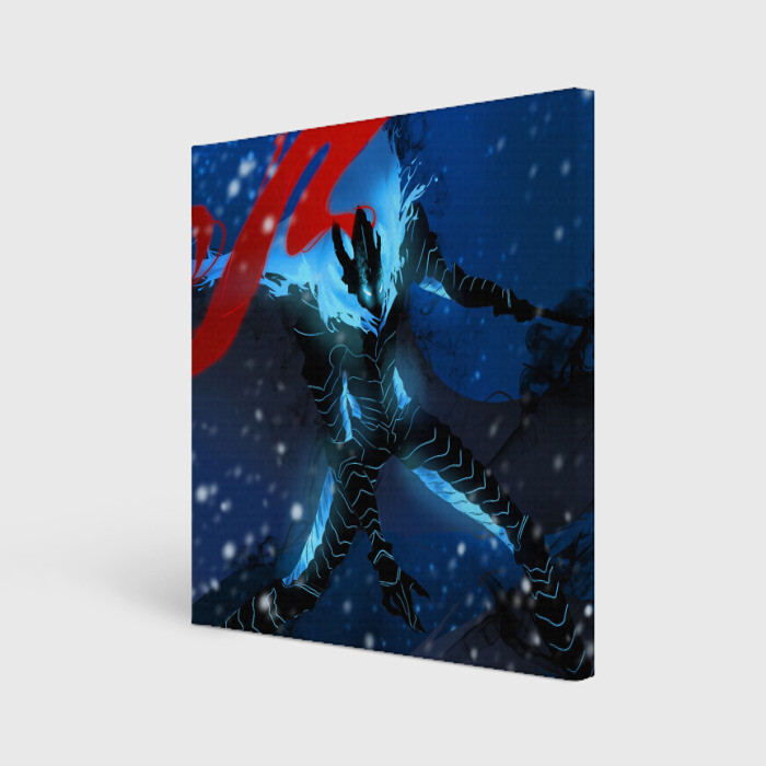 Холст квадратный Поднятие уровня | Аниме фото