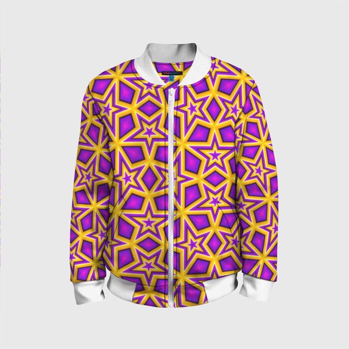 Детский бомбер 3D Звезды (иллюзия движения) фото